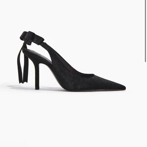 HM Slingback pumps in velour